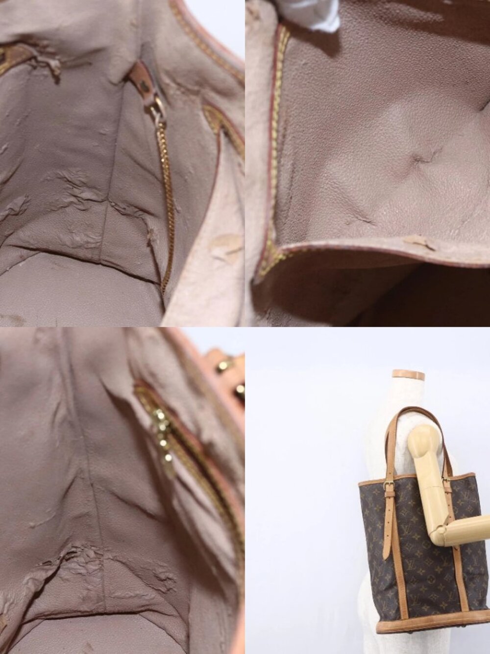 LOUIS VUITTON Monogram Bucket GM Shoulder Bag M42236 LV Auth 153920 - Picture 15 of 16